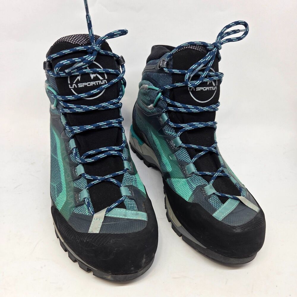 La Sportiva Trango Tech GTX Womens Aqua Gortex Mountaineering Boots Size US 9.5